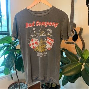 Distressed bad company tee